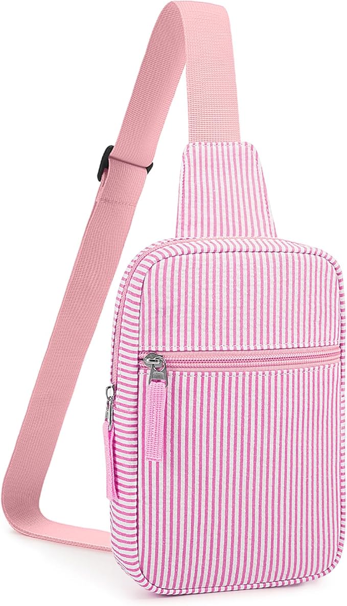Birthday Gifts for 8 9 10 11 12 Year Old Teens Girls Kids, Fanny Pack Crossbody Bag Sling Belt Bags Purse, Dorm Travel Essentials for Girls Fashion, Preppy Tween Teen Girl Gift Trendy Stuff