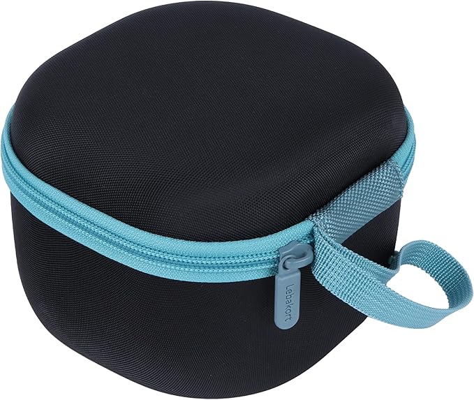 Lebakort Storage Case Compatible with Walkers Razor Slim/PROHEAR 066 030 Electronic Shooting Earmuff Hearing Protection Muff (Black + Teal Case)