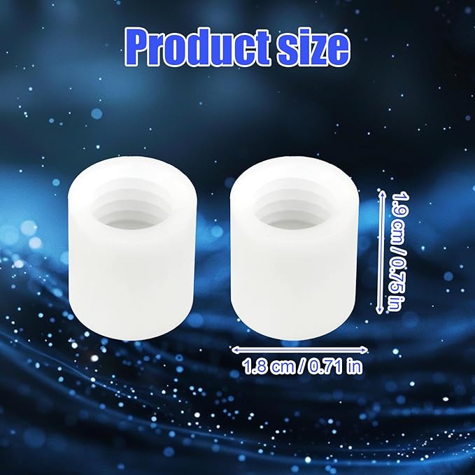 2 Pcs Toothpaste Refill Adapters for Crest, Refillable Toothpaste Tubes Adapter Toothpaste Tube Refill & Transfer Adapters Travel Toothpaste Transfer Tool for Travel Bathroom Accessories