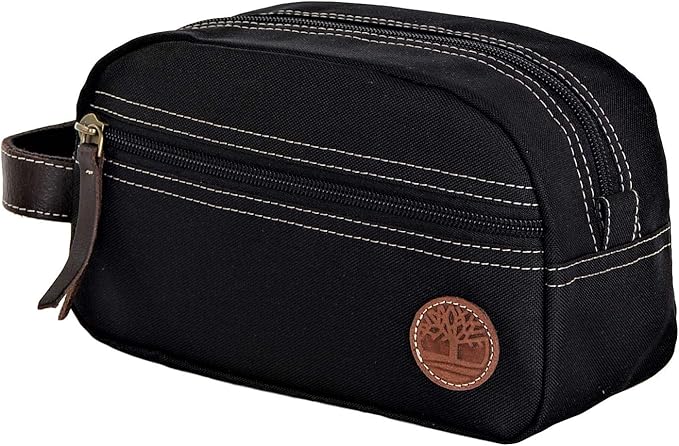 Timberland Men's Toiletry Bag Canvas Travel Kit Organizer