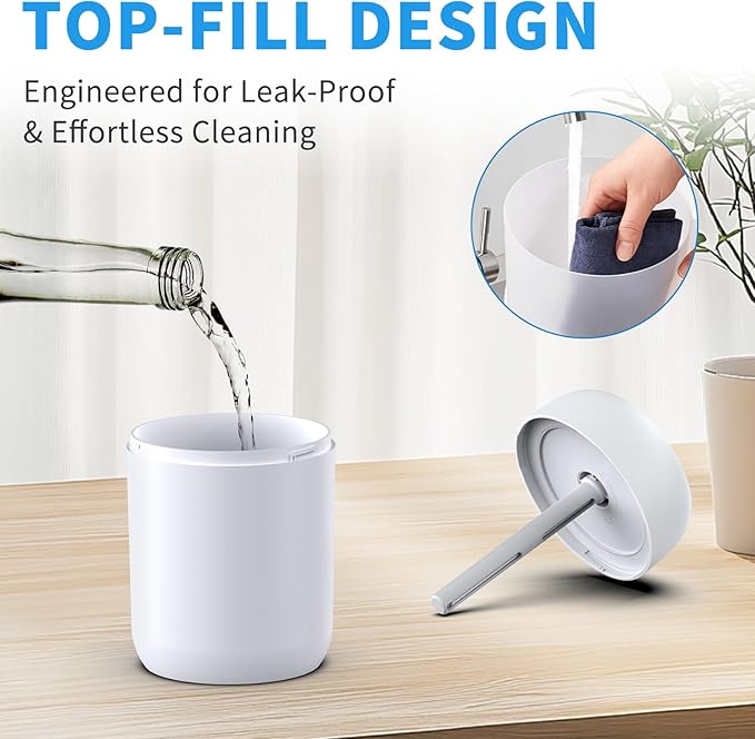SZO Night Lights Humidifiers For Bedroom, USB Rechargeable, LED Lights For Bedroom,4 Mode Portable Humidifier Fit For Various Scenarios,<28dB, Auto Shut-off, Ideal For Home Travel Plants(White）