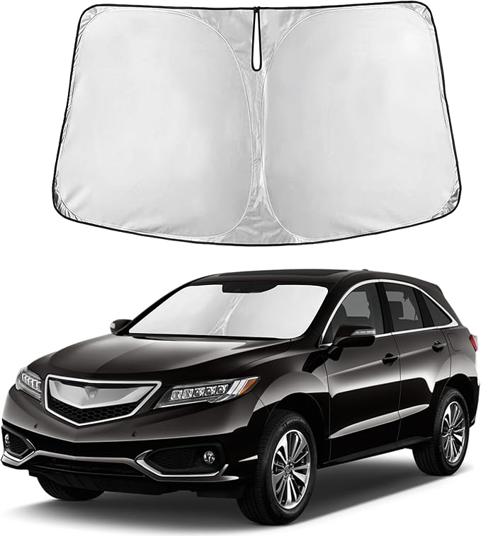 Autovir Windshield Sun Shade Fit for 2013-2016 2017 2018 Acura RDX Sunshade, Front Car Window Shades Sun Visor, Blocks UV Rays & Heat, Car Accessories