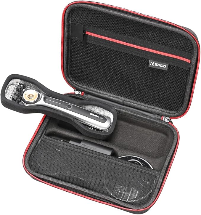RLSOCO Carrying Case Compatible With Gillette Heated Razor for Men - Black (Case Only)