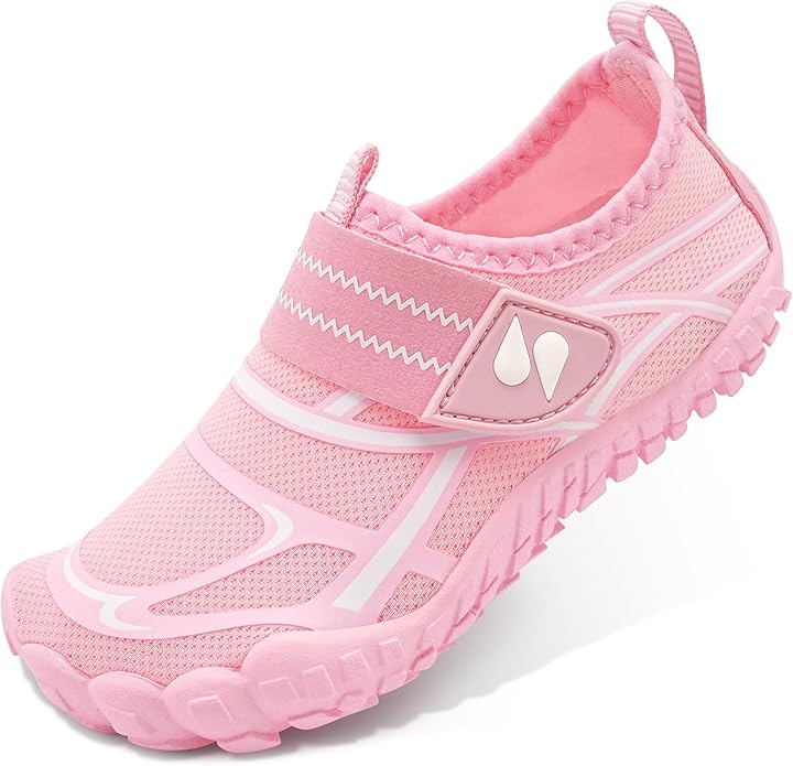 Stelle Kids Water Shoes Wide Toe Box Barefoot Quick Dry Non-Slip Aqua Shoes for Boys Girls Toddler Beach Swim Pool