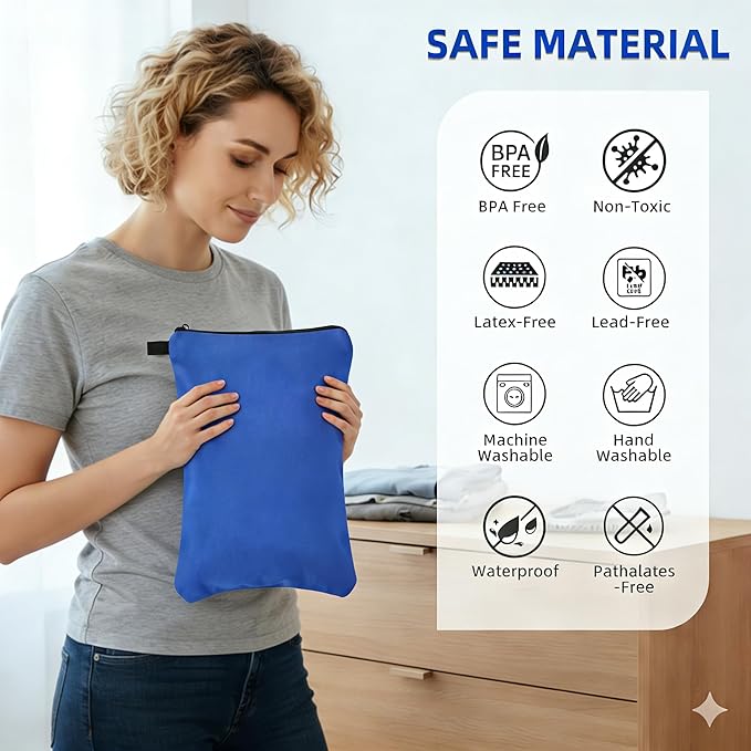 Waterproof Wet Dry Bag, Reusable Zipper Swim Bag, Wet Dry Separation Storage Bag for Baby Cloth Diaper, Swimsuit, Yoga Gym Clothes, Travel Beach Pool Daycare