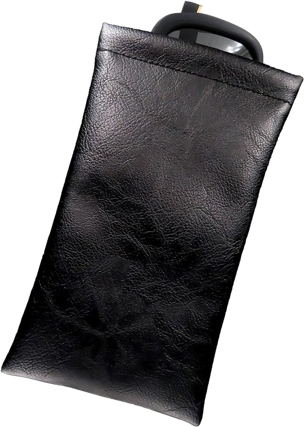 Soft Sunglasses case | Large Glasses Case Holder - Eyeglass Pouch Squeeze Top | Glasses pouch Lightweight Extra Layers