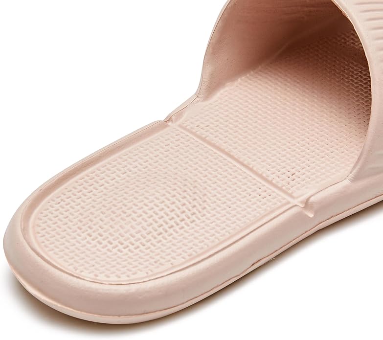 Shower Shoes Travel Foldable Portable Non Slip Slippers for Hotel Guests Swimming Spa Unisex Men Women Lightweight EVA Bathroom Slides Quick Drying Water Resistant Footwear
