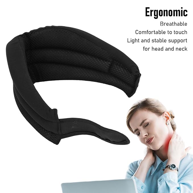 Ymiko Neck Brace Cervical Collar Soft Ergonomic Support Relieves Discomfort Travel Work
