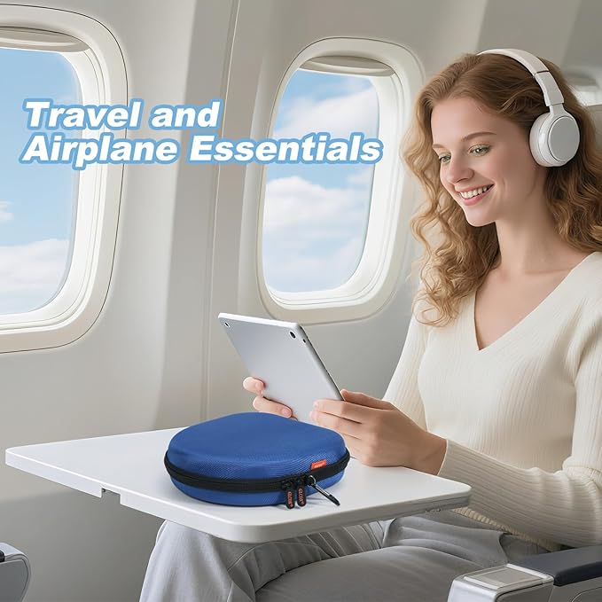 Headphone Case Hard Shell - Portable Zipper Carrying Case Headphones Travel Pouch Bag Compatible with JBL Tune 770NC 720BT 520BT 510BT/ JBL Live 770NC/ Sony WH-CH720N WH-CH520/ Soundcore Q20 Q20i Q30