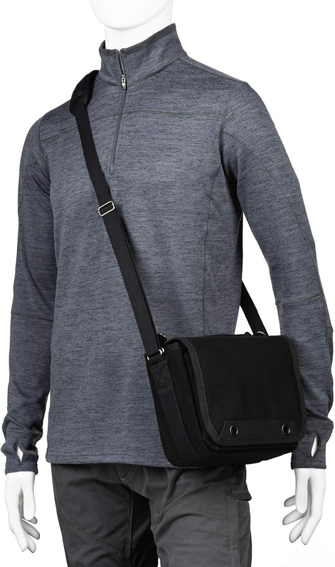 Think Tank Retrospective 4 V2.0 Canvas Shoulder Bag for Mirrorless or Standard DSLR Cameras and Photo Accessories - Black - X-Small