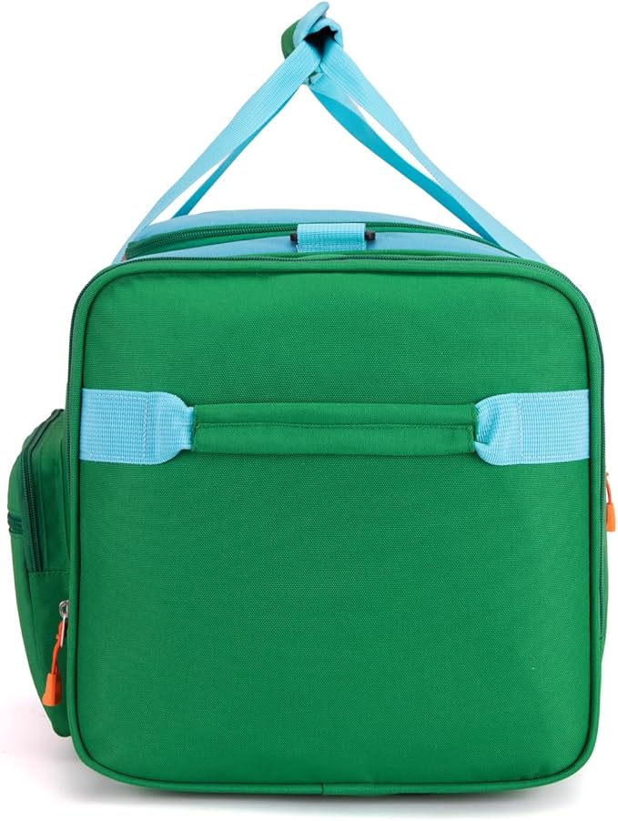 Large Kids Duffle Bag for Travel, Overnight, or Weekender, 22" inch (Green Yellow)