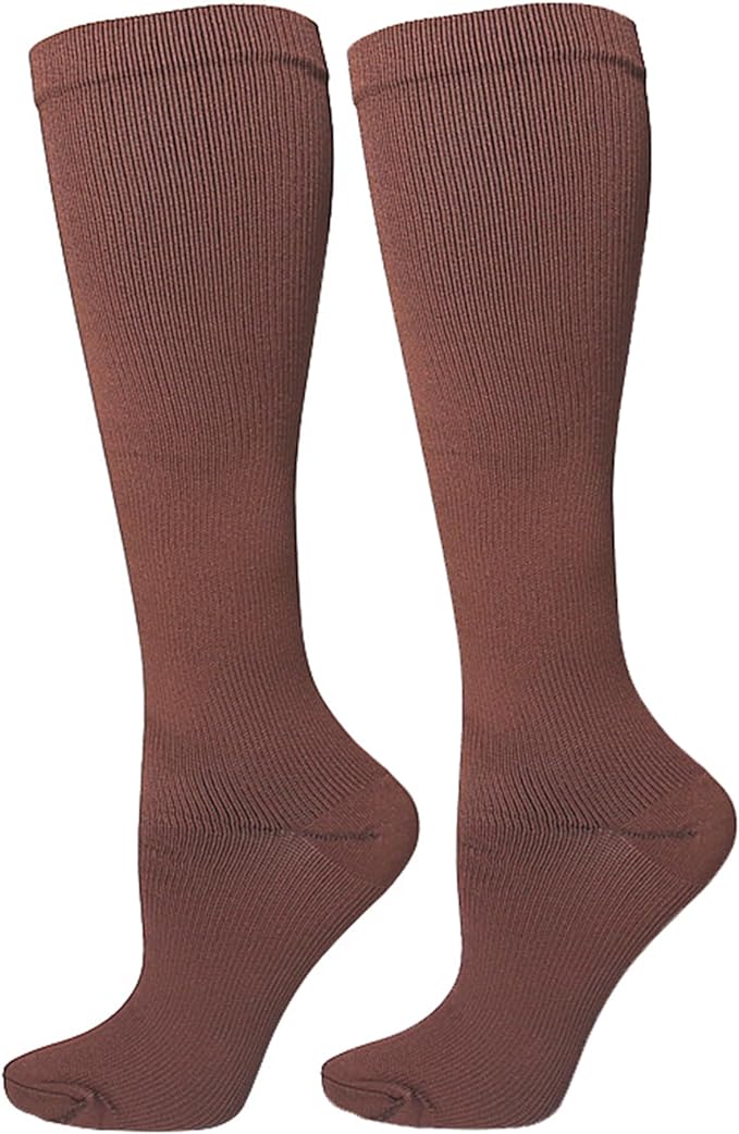 Bestjybt Compression Socks for Women & Men Circulation 15-20 mmHg Support Socks for Athletic Running Cycling