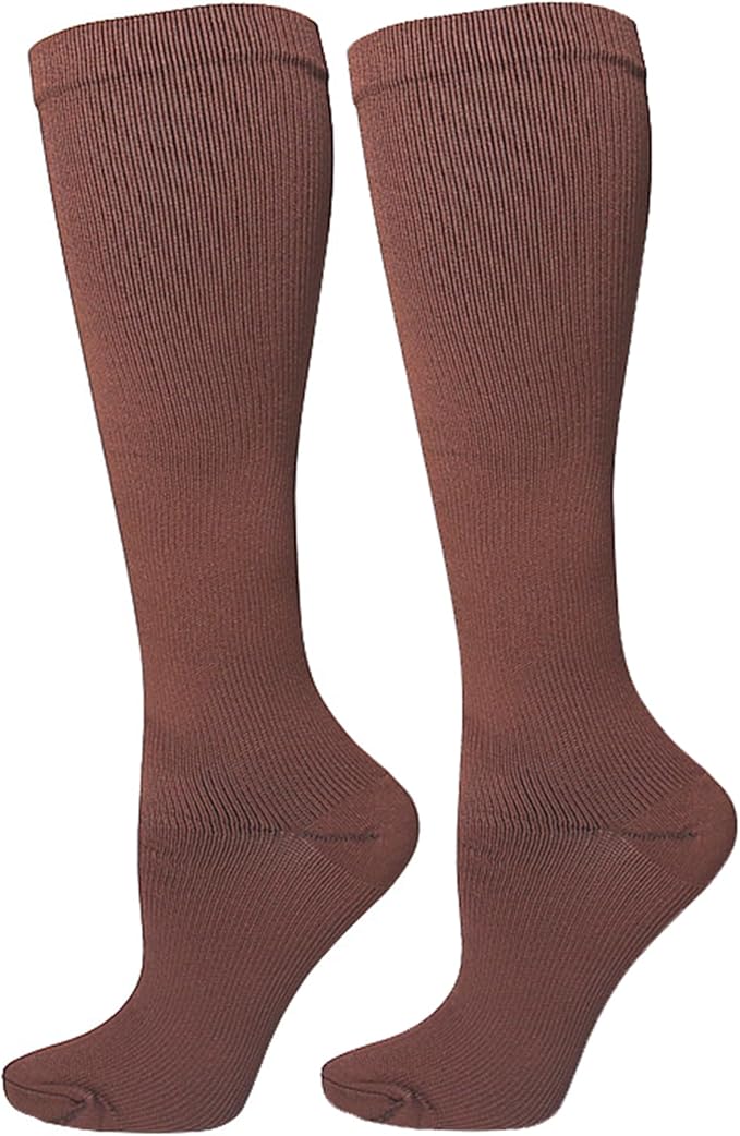 Bestjybt Compression Socks for Women & Men Circulation 15-20 mmHg Support Socks for Athletic Running Cycling