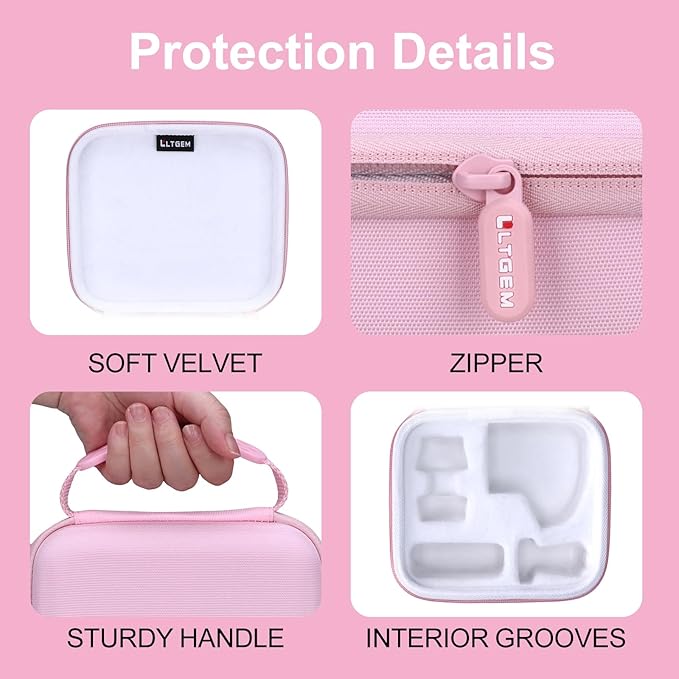 LTGEM EVA Hard Case Compatible with Freebird FlexSeries Electric Razor - Travel Protective Carrying Storage Bag (Only Case), Pink