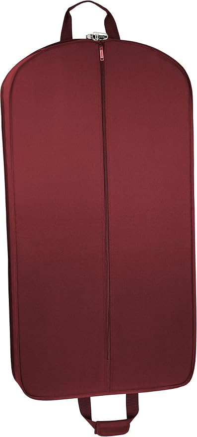 WallyBags® 40” Deluxe Travel Carry-On Garment Bag with Two Pockets, Perfect for Suits and Shirts