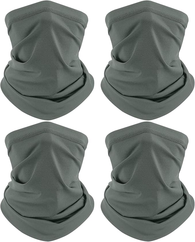 TICONN Neck Gaiter Face Cover Scarf, Neck Warmer Breathable Sun & Wind-proof for Skiing Fishing Hiking Cycling