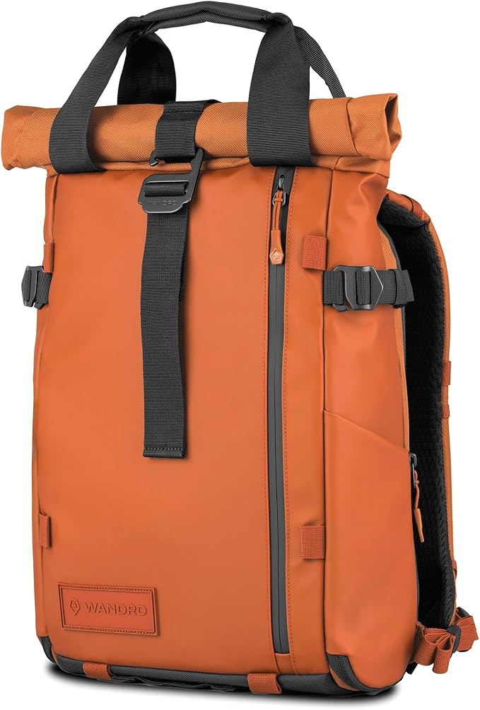 WANDRD PRVKE Rolltop 15L V4 Photography Bundle – Compact Travel Camera Backpack with Essential Camera Cube and Laptop Sleeve
