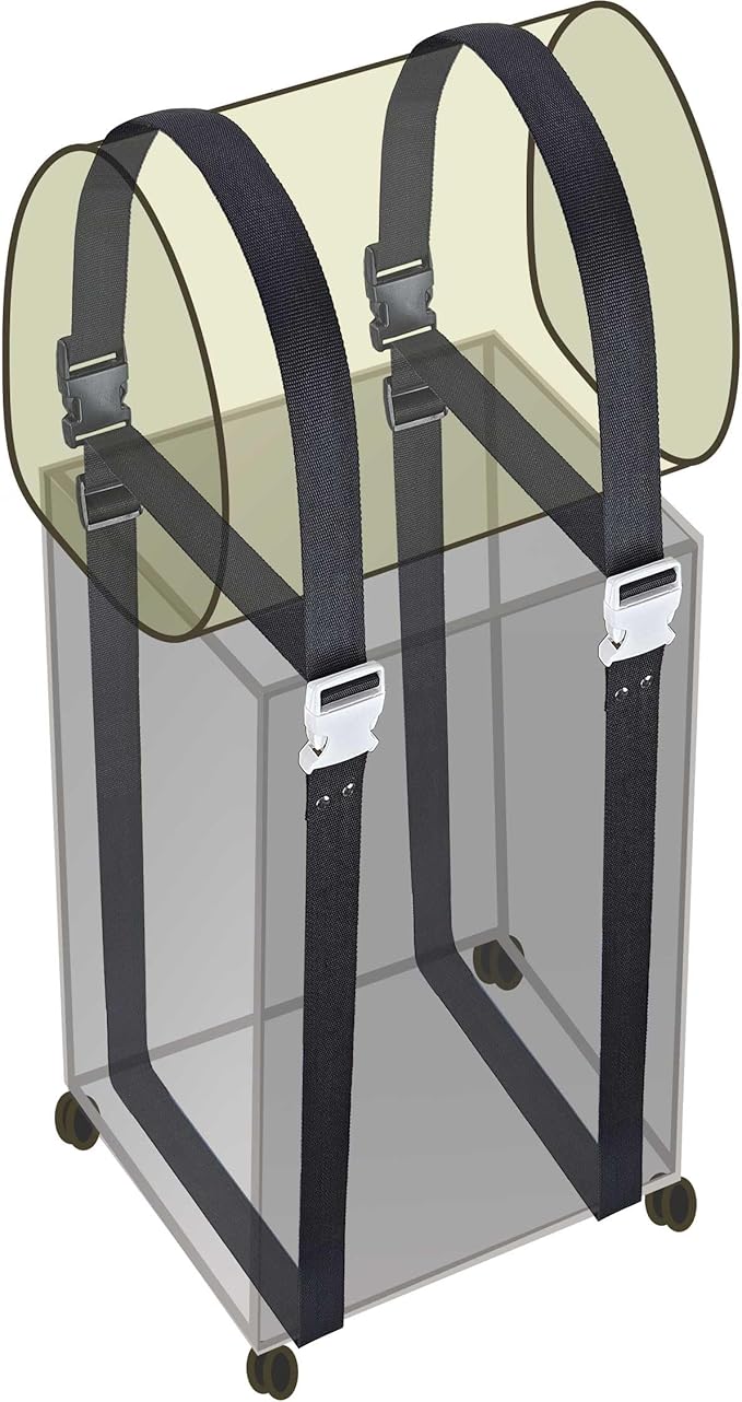 Multi-Purpose Luggage Straps, Carry On Strap for Add a Bag to Suitcase, Travel Belt Use for Securing Suitcase and Connect Two Suitcase, Black 2 Pack