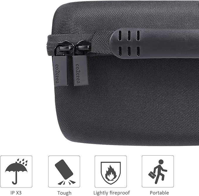 co2CREA Hard Case replacement for Walker XCEL 100 Walker's XCEL 500BT Digital Electronic Muff