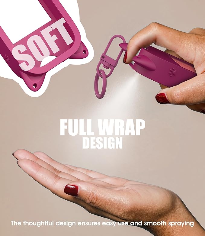 Sonnorel Silicone Case Compatible with Touchland Hand Sanitizer Spray (Fit for 1 FL OZ/30 mL Ver)