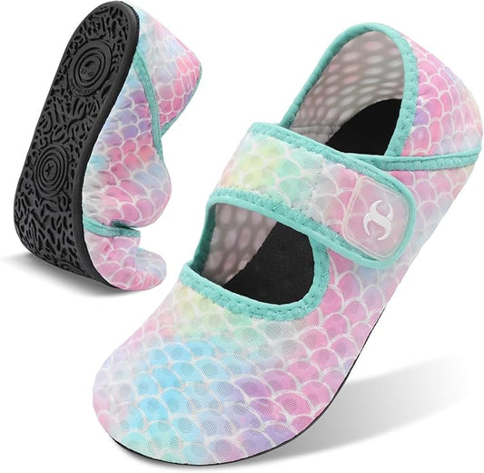 Water Shoes for Women Men Barefoot Beach Swim Aqua Socks Summer Wide Slides Sandals Quick Dry Pool River Sea Sock Shoes