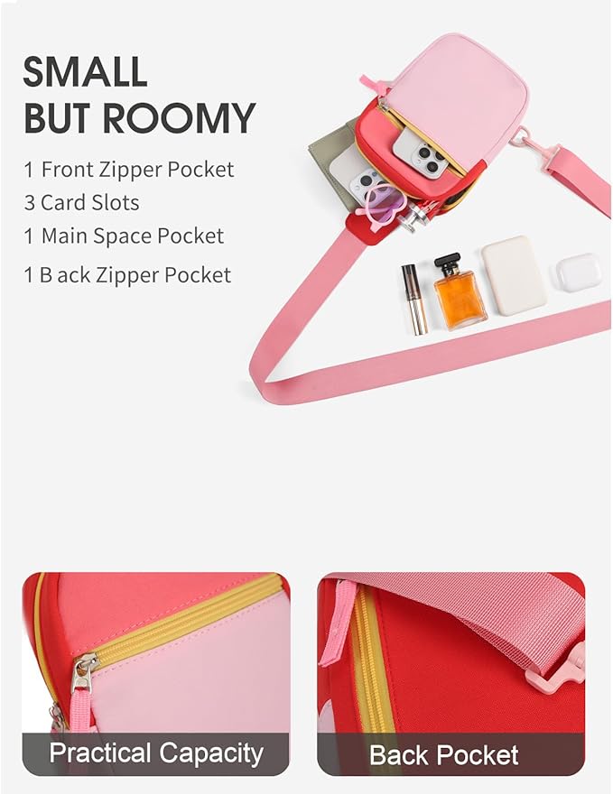 Birthday Gifts for 8 9 10 11 12 Year Old Teens Girls Kids, Fanny Pack Crossbody Bag Sling Belt Bags Purse, Dorm Travel Essentials for Girls Fashion, Preppy Tween Teen Girl Gift Trendy Stuff