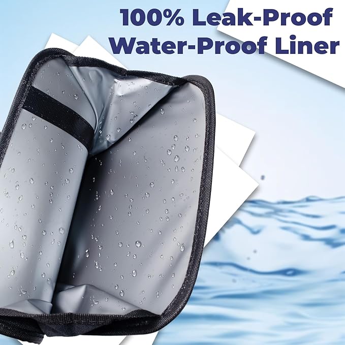 BFXM Car Trash Can, 2 Gallons Foldable Leakproof Car Garbage Can, Collapsible Hanging Car Trash Bin for Car Seat, Garbage Bags, Car Interior Accessories