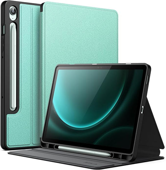 JETech Case for Samsung Galaxy Tab S10 Lite / S10 FE / S9 FE 10.9-Inch with S Pen Holder, Slim Folio Stand Protective Tablet Cover, Multi-Angle Viewing (Green)