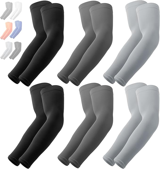 OutdoorEssentials UV Sun Sleeves for Men & Women, Cooling Arm Sleeves UPF 50+ | Golf, Tattoo Cover Up, Sun Protection