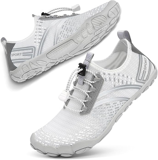 ATHMILE Hiking Barefoot Water Shoes for Women Men Beach Swim Aqua Pool River Quick Dry Athletic Wide Toe Outdoor Sport Kayaking Boating Rock Climbing Yoga Lake
