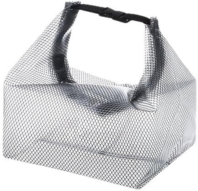 Cosmetic storage bag with dry and wet separation, wash bag, hand-held bag, portable storage bag, simple style,suitable for travel, fitness, swimming, outdoor rafting (Gray, 7.1in*6.3in*9.4in)