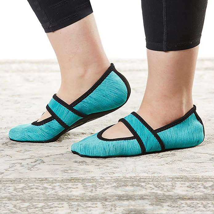 Nufoot Betsy Lou Women's Slippers, Foldable, Flexible Flats, Slipper Socks, Travel Slippers, Exercise Shoe, Dance Shoe, Yoga Socks, House Shoes, Indoor Shoes