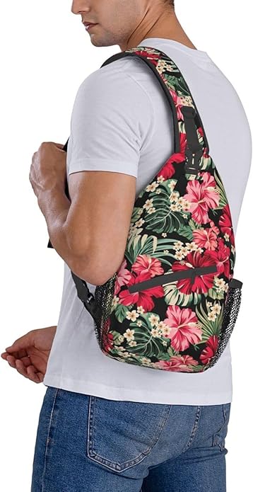 Sling Backpack Unisex Crossbody Chest Bag Shoulder Chest Bag For Women Men Hiking Travel