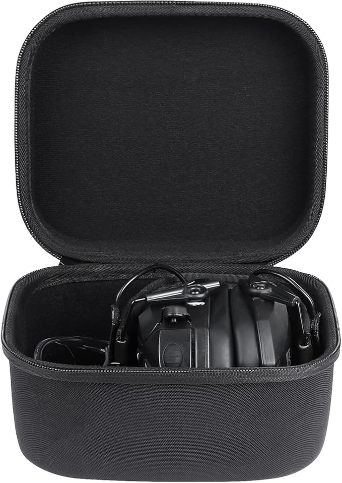 co2CREA Hard Case Replacement for Walker's Razor Slim Electronic Muffs Earmuffs replacement for Walker's Razor Walkie Talkie Handsfree