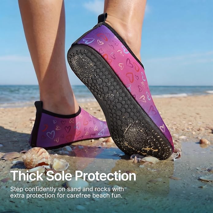Water Shoes for Women Men Quick-Dry Aqua Socks Swim Beach Outfits Barefoot Yoga Exercise Wear Sport Accessories Pool Camping Must Haves River Hiking Adult Youth Size