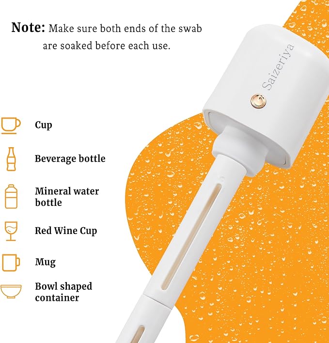 Mini Humidifier, Portable Humidifiers for Travel, White Small Personal Mist Maker with USB Use Quiet Air Diffuser with Adjustable Length for Car Bedroom Office Use