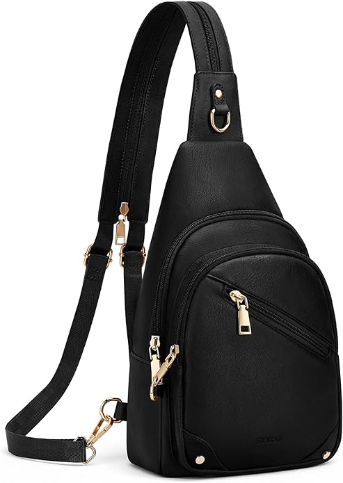 SYTRAH Anti Theft Sling Bag for Women, RFID Crossbody Purses Convertible Sling Backpack, Cross Body Purse Chest Bag