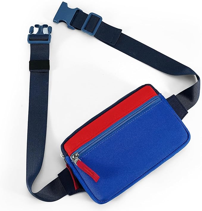 Fanny Pack Birthday Graduation Gifts for 7 8 9 10 11 12 13 Year Old Teen Girls Her Kids, Preppy Cute Trendy Stuff Colorblock Crossbody Bag Adjustable Belt Bags for Travel Essentials