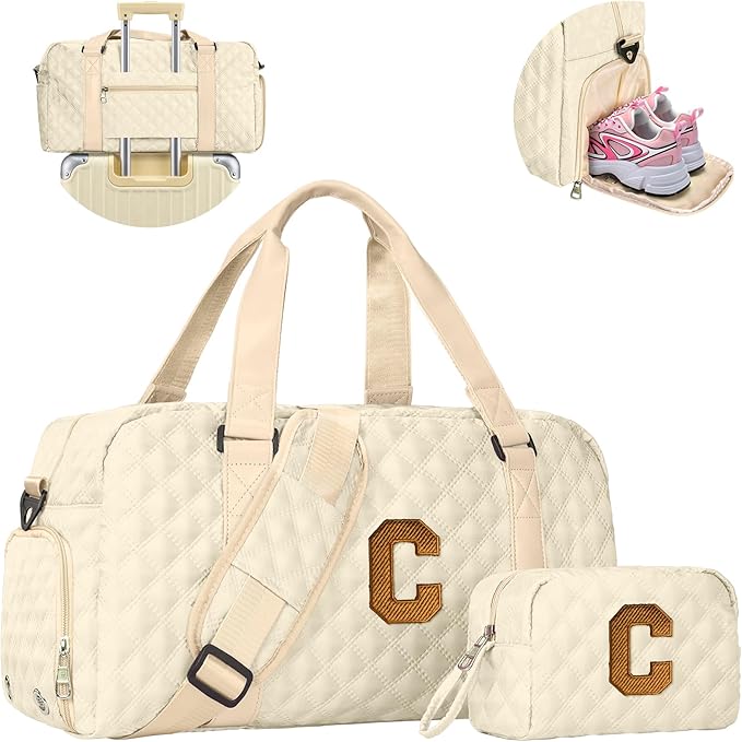 Elilier Travel Bag Women, Overnight Bag, Kids Gifts for Daughter, Teacher Appreciation Gifts, for Teens, Gift for Friend Sister Women Gifts