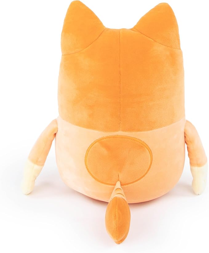 Jay Franco Bluey Bingo 16 Inch Plush Pillow Buddy - Super Soft Stuffed Animal, Polyester Microfiber, Fade Resistant, Non-Toxic, Kids Gift for Bedtime & Travel (Official Bluey Product)