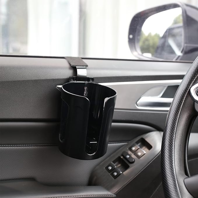 LITTLEMOLE Large Car Door Cup Holder, Vehicle Armrest Cup Holder, Drink Holder for Truck
