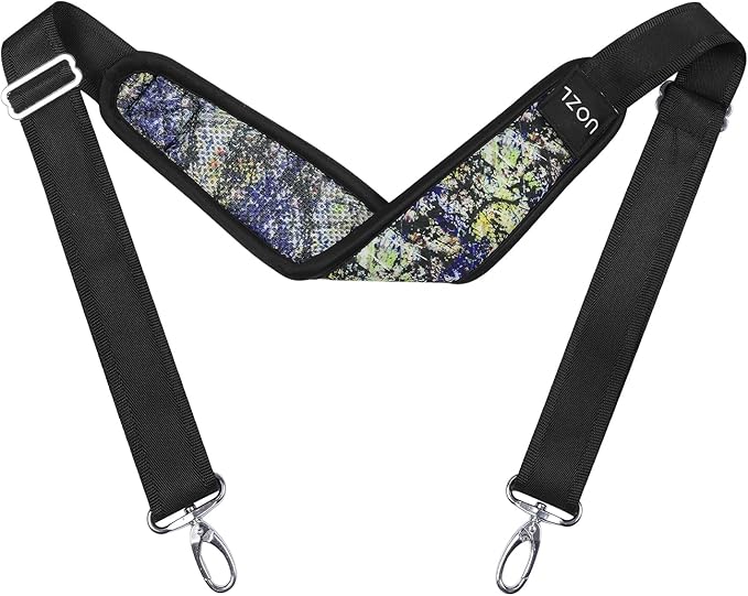 67 Inch Shoulder Straps, Soft with Ultra-Thick Fixed Shoulder Pad, Two Way Independently Adjustable Buckle Replacement Straps for Laptop Bag Messenger Bag Tool Bag Luggage,MixYellow