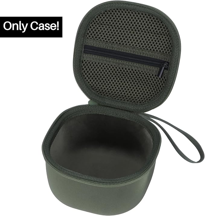 Lebakort Storage Case Compatible with Walkers Razor Slim/PROHEAR 066 030 Electronic Shooting Earmuff Hearing Protection Muff (Army Green Case)