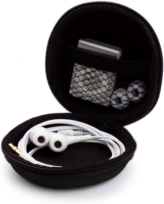 Earphone Case MAS CARNEY Headphone Earbud Hard Protective Carrying Case Bag