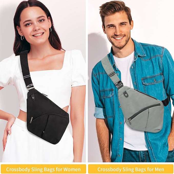 OSOCE Sling Bag for men, Anti Theft Crossbody bags for women | Daypack