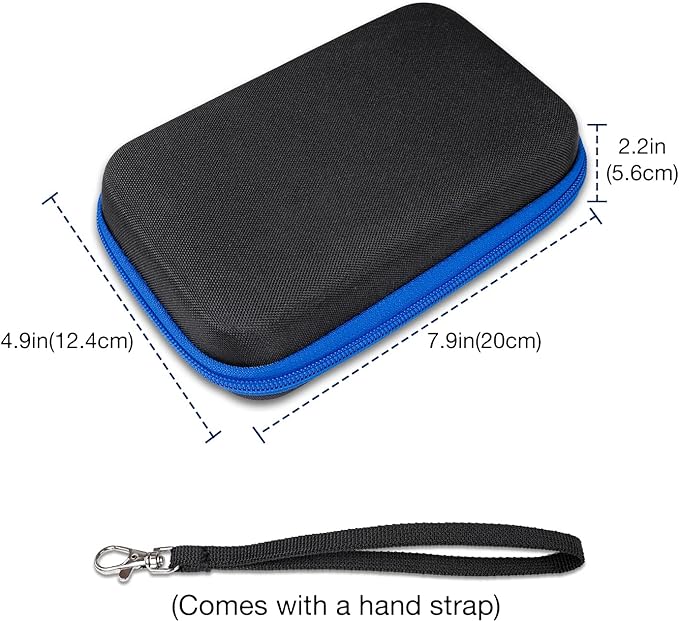 ProCase Hard Travel Case for Man Gillette Styler Beard Trimmer, Father’s Day Carrying Storage Bag for Blade Refills, Charging Cord, Hair Clippers Electric Body Shaver Razor Accessories -Black