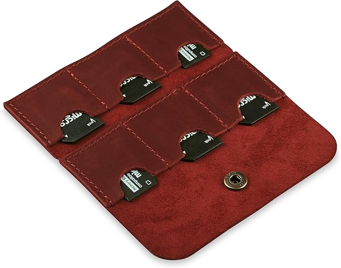 Leather SD Card case