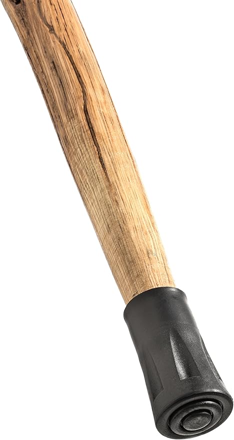 SE Survivor Series Wooden Walking/Hiking Stick, Hand-Carved Eagle Design, Hard Pine Wood, Rope Wrapped for Steady Grip, Wrist Strap, 55" - WS626-55RE