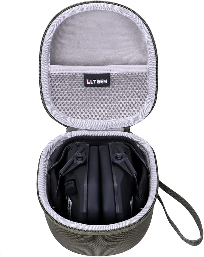 LTGEM Case for Walker's Razor Slim Ear Muffs - Hard Storage Travel Protective Carrying Bag