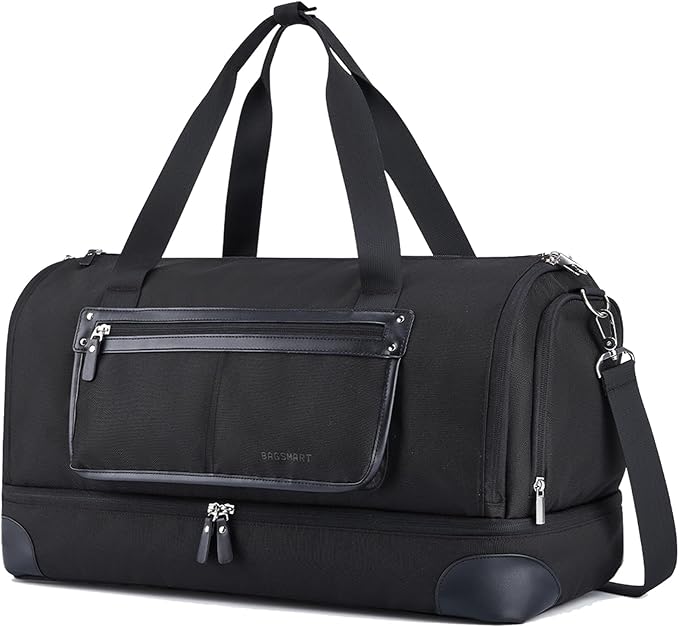 BAGSMART Medium Garment Bags for Travel, Convertible Travel Garment Duffle Bag Suit Bags for Women, 2 in 1 Garment Bags with Shoe Compartment